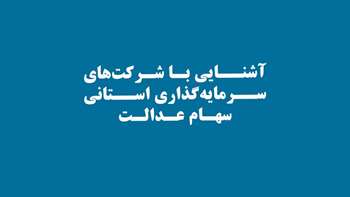 آشنایی با شرکت‌های سرمایه‌گذاری استانی سهام عدالت